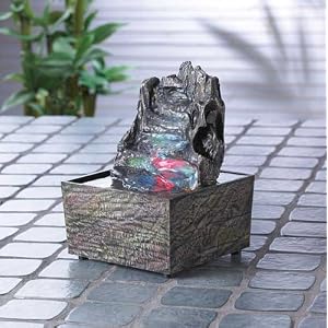 Crystal Rock Mini Indoor Water Fountain by Furniture Creations