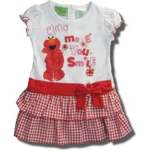 Sesame Street - Elmo "Made You Smile" Sun Dress for Toddler Girls