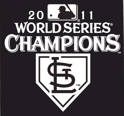 MLB St. Louis Cardinals 2011 World Series Champions Window Graphic Small