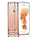 iPhone 6S Plus Case,Roybens Luxury 2 in 1 [Air Aluminum Bumper + Acrylic Back Plate] Back mirror Anti-Scratch Case Cover for Apple iPhone 6/6S Plus 5.5