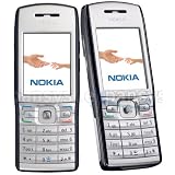Nokia E50 - Handy ohne Kamera in schwarz/silber