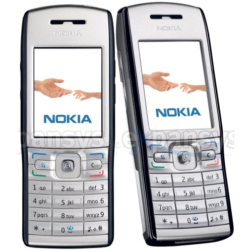 Nokia E50 - Handy ohne Kamera in schwarz/silber