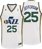 Al Jefferson Jersey: adidas White Swingman #25 Utah Jazz Jersey