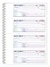 Adams Money and Rent Receipt Book, 7.63 x 11 Inch, Spiral Bound, 2-Part, Carbonless, 200 Sets, White and Canary (SC1182)