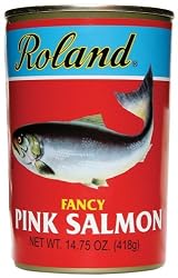 Roland Pink Salmon, 14.75-Ounce Can (Pack of 6)
