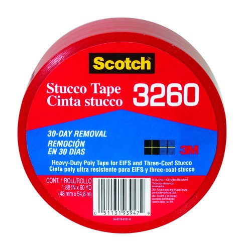 3M 3260 Scotch Stucco Duct Tape, 1.88-Inch x 60-Yard, 1-Pack