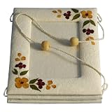 Handmade Set Of 3 Hanging 4 x 6 in. Picture Frames In White (Thailand)