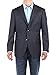 Bianco B Men's Check Modern Two Button Blazer Trim Fit Jacket