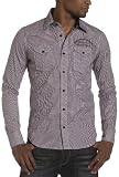 Monarchy Men's Mighty Long Sleeve Woven Shirt,Blue/Red,3X-Large