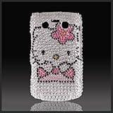 Hello Kitty Hawaii Flower Silver "Cristalina" crystal bling case cover for  ....