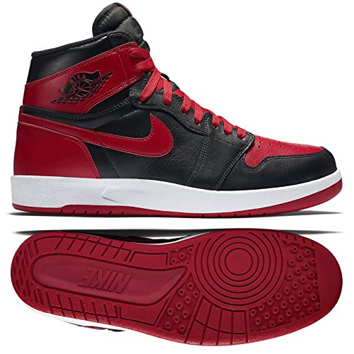 Nike Men's Air Jordan 1 High The Return Black/Gym Red/White 768861-001
