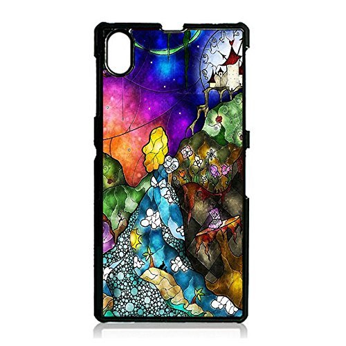 Classical Fairy Tale Design Exquisite Cartoon Disney Stained Glass Phone Case Cover for Sony Xperia Z1 Customized Style Shell