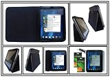 iShoppingdeals - Black PU Leather Case Cover Folio With Built-In Stand and Anti-Glare Matte Finishing Screen Protector for HP TouchPad 97-inch WebOS Tablet Wi-Fi 16GB 32GB on sale