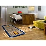 Golden State Warriors NBA Large Basketball Court Runner Area Rug Floor Mat