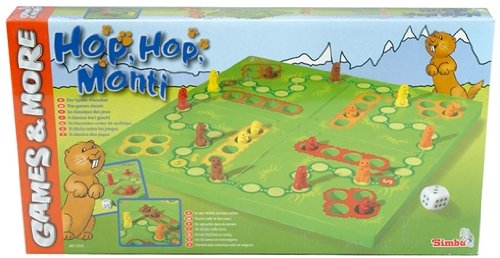Simba 106015555 - Games and More, Brettspiel, Hop-Hop-Monti Preisvergleich