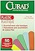 Medline Curad Neon Adhesive Bandages, Natural, 50 Count