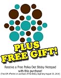 Set of 30 - Chocolate Brown / Turquoise Circles Polka Dots Vinyl Wall Graphic Decals Stickers + Plus Free Polka Dot Sticky Notepad