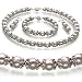 Jewelry : PearlsOnly MarieAnt White 8-9mm AA Freshwater Pearl Set