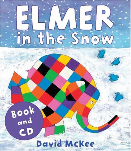 Childrens Toyshop  Books : Elmer in the Snow (Elmer) (Book and CD)