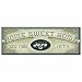 NFL New York Jets 6-by-17 Wood 