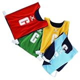 Gilbert Netball Reversible Bibs (Sky/Navy,X Large)