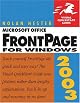 Microsoft Office FrontPage 2003 for Windows (Visual QuickStart Guide)