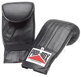 Black Pre-Shaped Punch Bag Mitts Medium