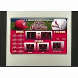 MLB St. Louis Cardinals Scoreboard Desk Clock