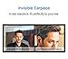 Scable Mugmee Invisible Mini Wireless Bluetooth Earbud Earphone Headset Support Hands Free Calling for iPhone/Samsung/Sony/HTC/LG/Blackberry Smartphones