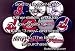 Set of 10 Cleveland Indians Pins 1.25