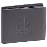 Calvin Klein Porter Portefeuille homme - Noir Cuir 