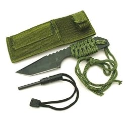 Master Cutlery HK-106320 Outdoor Fixed Blade Knife, 7.5-Inch Overall