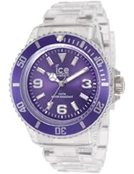 Pure Purple Dial Transparent Plastic