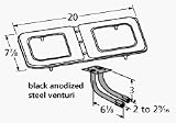 Figure-8 Stainless Steel Burner L-Shaped Venturi