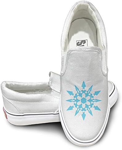 Nubia Weiss Schnee Symbol Fashion Unisex Flat Canvas Shoes Sneaker White 42