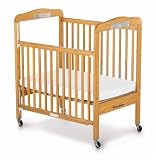 Foundations Serenity Compact-Size All-in-One Functionality Clearview Crib - Natural 10-CC-N3