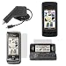 Rapid Car Charger + Black Rubberized Hard Cover Case + LCD Screen Protector for Verizon LG enV Touch VX11000