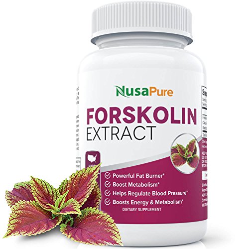 Forskolin Extract for Weight Loss: Pure Forskolin Extract: 2x Strength of Forskolin 125mg: Forskolin Belly Buster for Women and Men: Best Forskolin Extract Available: 60 Caps
