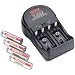 Pentax Rapid Charger w/4 AA 1,800mAh Batteries