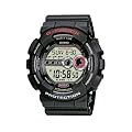 CASIO G-Shock GD-100-1AER - Reloj de caballero de cuarzo, correa de resina color negro (con alarma, luz, cron�metro)