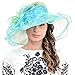 Two-tone Tea party Kt Derby Church Hat Wedding Dress Hat Bridal Shower 037db