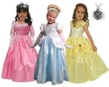 Traditional Princess Dress-Up Set, X-Large (7-9) - Includes exclusive Wondercharms necklace Traditional Princess Dress-Up Set, X-Large (7-9) - Includes exclusive Wondercharms necklace