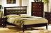 Queen Size Bed - Contemporary Style Espresso