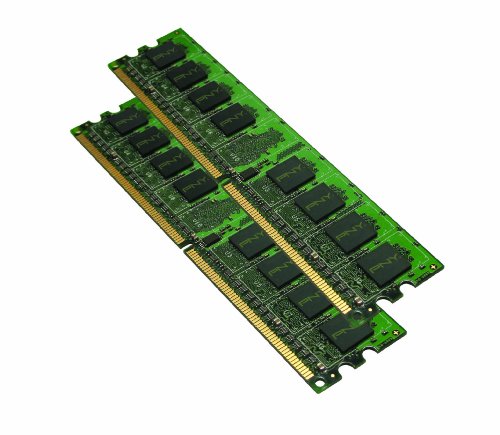 PNY OPTIMA 2GB (2x1GB) Dual Channel Kit DDR2 800 MHz PC2-6400  Desktop DIMM Memory Modules MD2048KD2-800