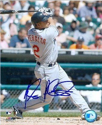 Jhonny Peralta Autographed/Hand Signed 8x10 Photo (Cleveland Indians) Image #1