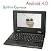 New 2012 model Mini Laptop Notebook 7" inch Android 4.0 (Latest Ice Cream Sandwich OS) DOUBLED RAM Hard Drive 4GB New Processor VIA8850 Clock Speed 1.5GHz Netbook HDMI Output Wifi 3G (supported) Webcam for Skype Video Calling Compatible with BBC iPlayer / Youtube / Facebook