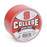 Duck Brand 240071 North Carolina State University College Logo Duck Tape, 1.88 Inches X 10 Yards