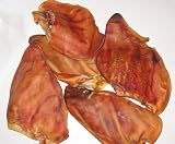 Humongous Pig Ears Natural Dog Made in USA Case of 100