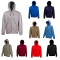 KAPUZENJACKE SWEATSHIRT SWEATJACKE FRUIT OF THE LOOM