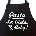PASTA LA VISTA BABY ! - Kochsch�rze, Latzsch�rze mit verstellbarem Nackenband und Seitentasche